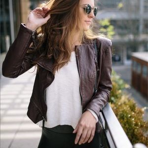 BlankNYC faux leather jacket
